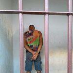 Homem preso na DEPCA. Foto: Divulgação