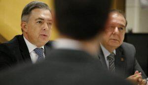 Marcelos Vargas à direita e Carlos Videira