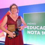 Joice Lamb foi eleita Educadora do Ano - Foto: Flávio Santana_Biofoto