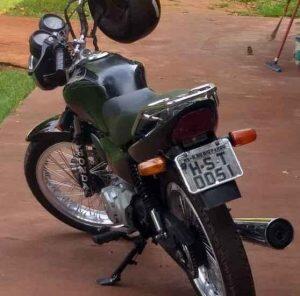 Moto foi recuperada no bairro Moreninha. Foto: Divulgação