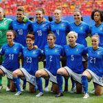 Seleção da Itália na Copa do Mundo de Futebol Feminino - França 2019 (Phil Noble/ Reuters).