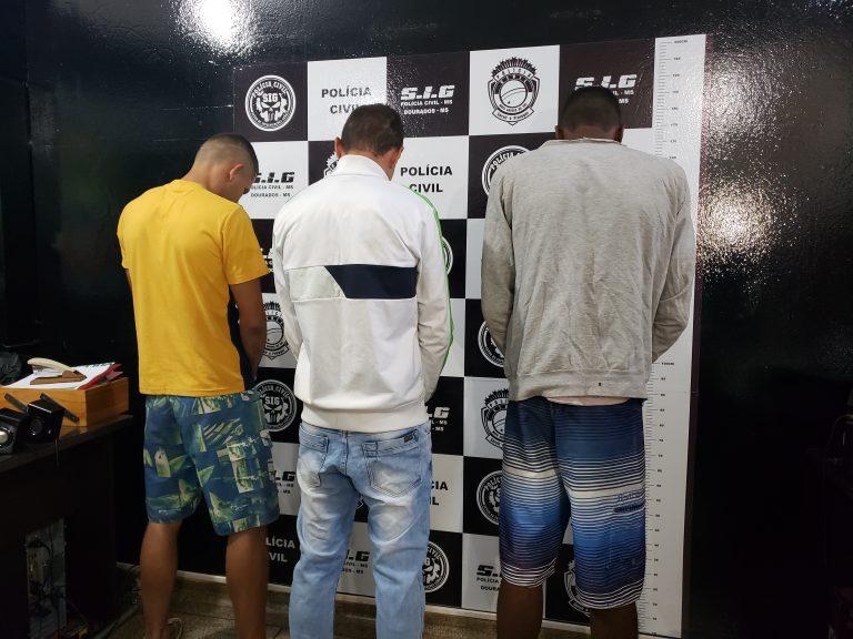 Trio foi preso em flagrante (Renato Giansante