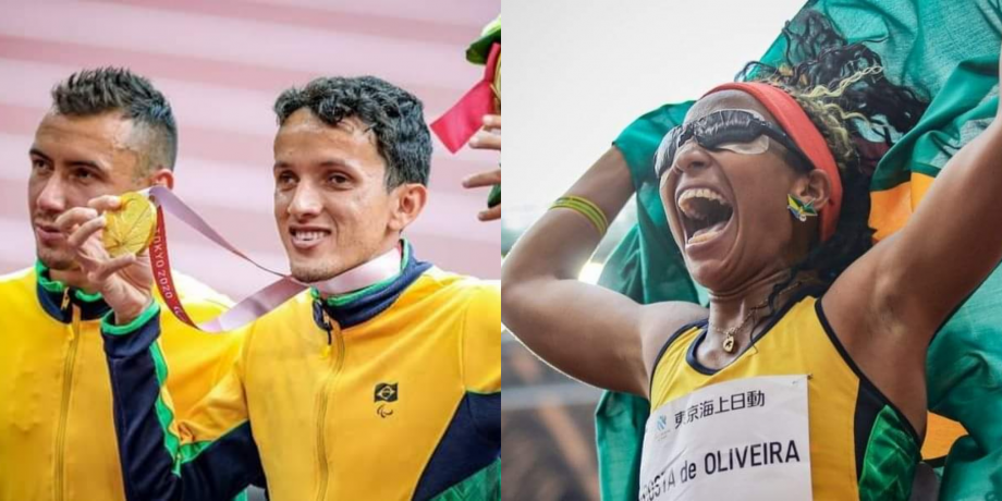Yeltsin Jacques e Silvânia Acosta são medalhistas nos Jogos Paralímpicos de Tóquio