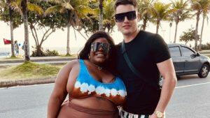 Jojo e Lucas após assumirem o relacionamento