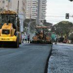 Frente de execução de obras da Rua Arthur Jorge. (Divulgação