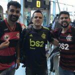 Torcida do Flamengo começa a chegar a Lima (Foto: Matheus Dantas/Lancepress!)