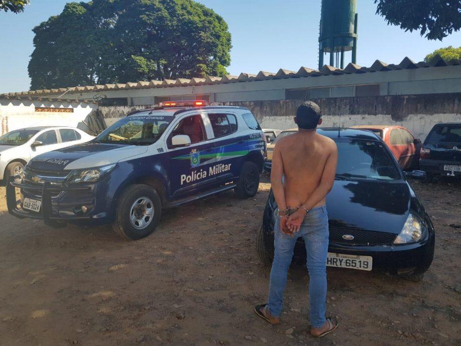 Suspeito foi preso e encaminhado à Depac da Vila Piratininga. Foto: Leonardo de França