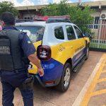 Guarda enquanto levava autor à Delegacia de Polícia Civil