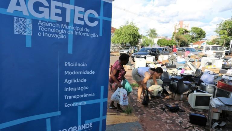 A coleta de lixo eletrônico acontecerá na Lagoa Itatiaia (Reprodução PMCG)