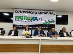 Patriotas fizeram convenção neste sábado. (Divulgação)
