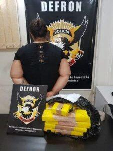 As duas disseram que receberiam R$ 500 cada uma pelo transporte da droga. (Foto: Divulgação|).
