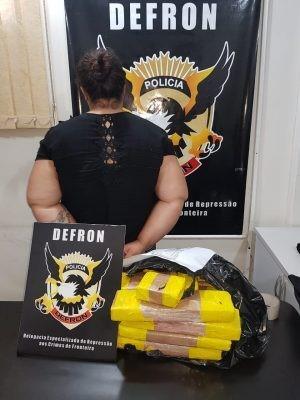 As duas disseram que receberiam R$ 500 cada uma pelo transporte da droga. (Foto: Divulgação|).