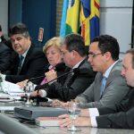 Mesa diretora da Câmra Municipal (Foto: Izaias Medeiros/CMCG)