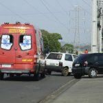 Avenida ficou parcialmente interditada após acidente. (Foto: Marcos Ermínio/Midiamax)