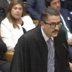 Foto: O advogado José Belga Assis Trad em sustentação oral no plenário do Supremo (Divulgação)