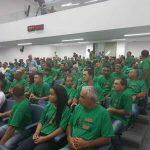 Manifestantes se reuniram na Assembleia. (Foto: Ana Palma)