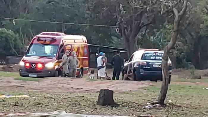 Confusão aconteceu em um acampamento