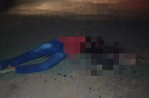 Corpo foi encontrado logo depois pela polícia e estava com a cabeça dilacerada