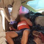 Mulher foi socorrida pela Corpo de Bombeiros / Foto: PC de Souza