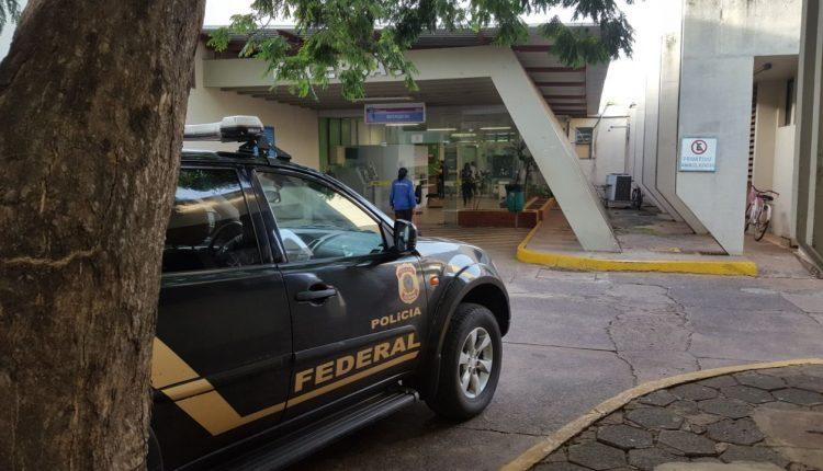 PF faz buscas no HU durante a operação. Foto. Arquivo