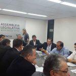 Diretores da Energisa em reunião na ALMS (Renata Volpe