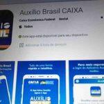 Página oficial para baixar o aplicativo do Auxílio Brasil
