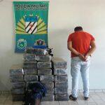 422 quilos de maconha apreendida no dia 9 de agosto em Bonito. (Divulgação