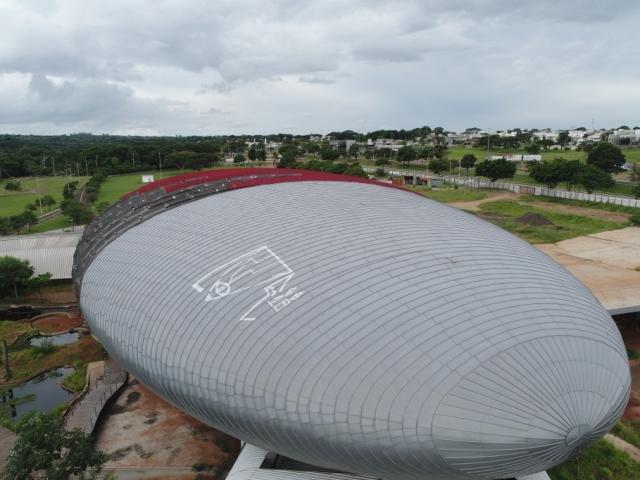 Obras do Aquário do Pantanal