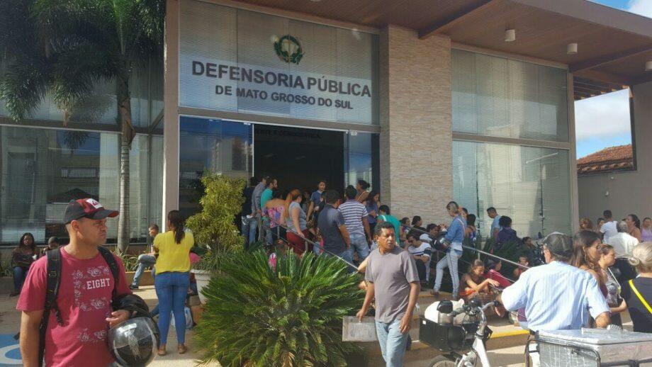 Sede da Defensoria Pública de MS. (Divulgação