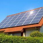Produção de energia solar.