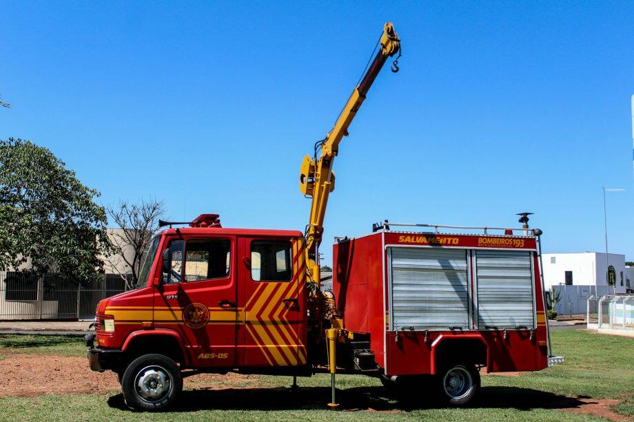 Modelo de veículo auto bomba salvamento. (Foto: Divulgação/ Corpo de Bombeiros)
