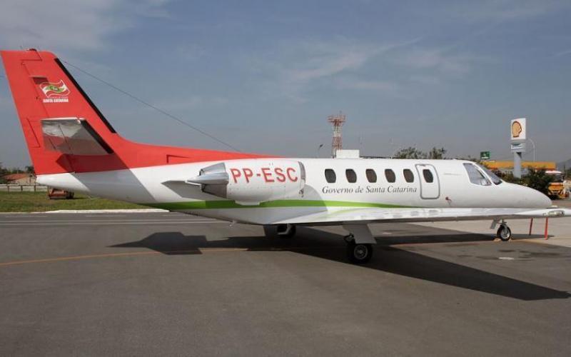 Avião Cessna comprado pelo Governo de MS. (Foto: Matheus M. Barbosa / Airliners.Net)