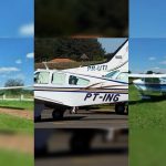 Três aeronaves foram levadas do hangar - (Reprodução)