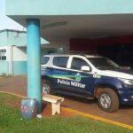 Vítima passa por atendimento em hospital de Rio Brilhante