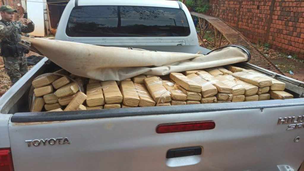 Polícia paraguaia não revelou a quantidade de maconha apreendida