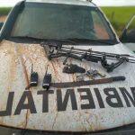Armamentos apreendidos pela PMA. Foto: Divulgação
