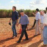Reinaldo em visita a plantação de cana de açúcar (Chico Ribeiro
