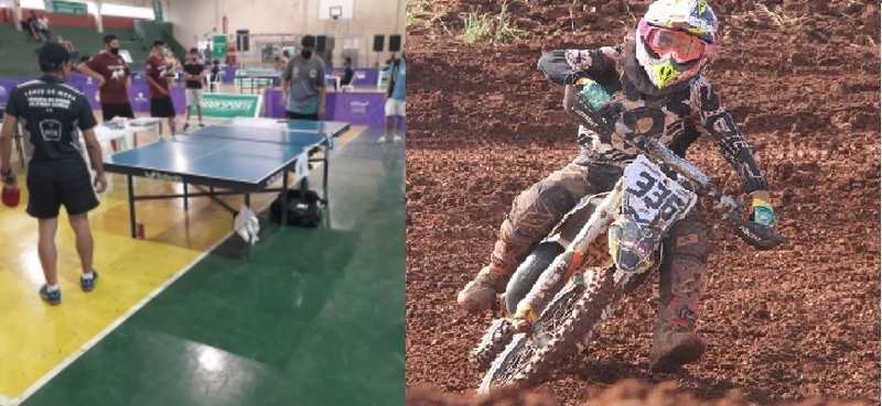 Destaque para os torneios de mesa de tênis e velocross