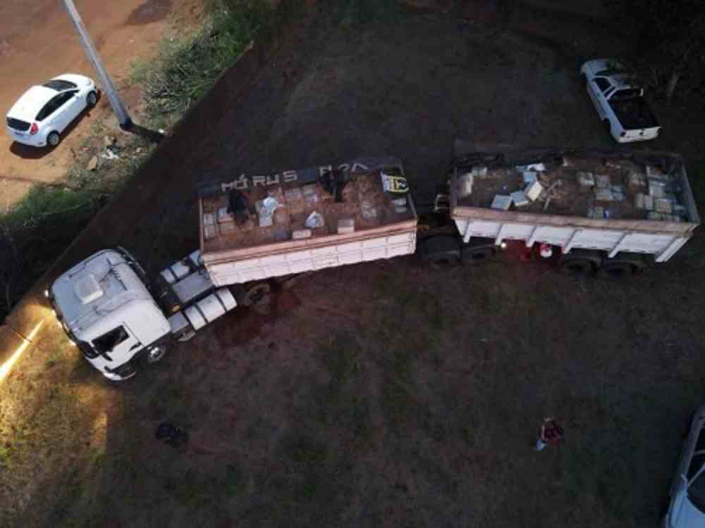 Carreta transportava as 36
