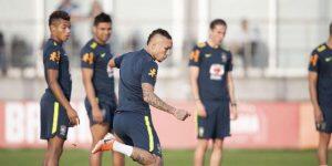 Atacante Everton Cebolinha tem sido um dos destaques da seleção brasileira neste Copa América (Foto: Lucas Figueiredo/CBF)