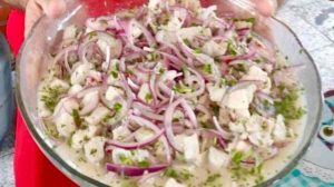 Ceviche simples para você fazer em casa e sem gastar muito