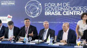 Alguns dos governadores que compõem o Consórcio Brasil Central. (Chico Ribeiro