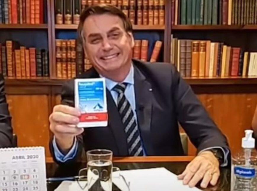 Presidente é o principal defensor do tratamento com a hidroxicloroquina