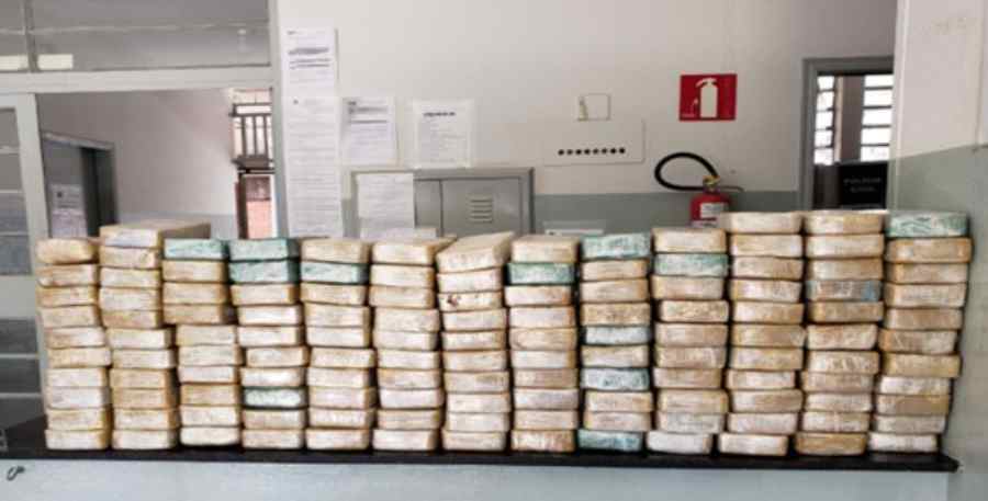 Droga apreendida na Operação El Camino