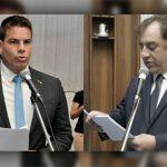 Capitão Contar (PSL) e Neno Razuk (PTB). (Luciana Nassar