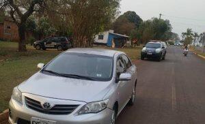 Corolla foi recuperado em ação entre as polícias Civil e Militar. Foto: Divulgação
