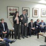 Deputado Paulo Corrêa e a senadora Simone Tebet em Brasília (Jessen Peixoto/Ascom Unale)