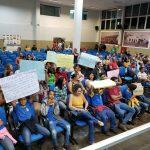 Protesto também ocorreu na Câmara (Renato Giansante