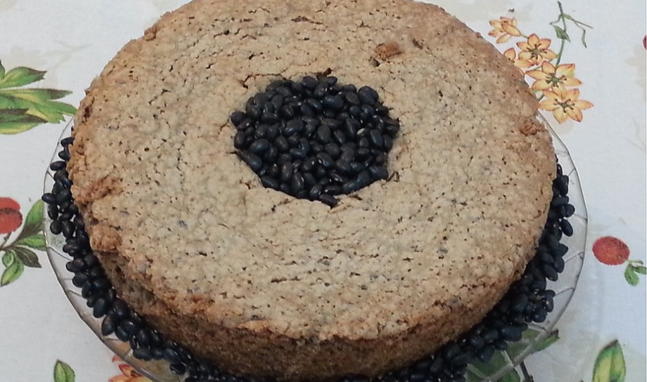 Bolo de feijão é iguaria a ser experimentada