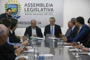 26 emendas foram protocoladas na PEC apresentada por Reinaldo Azambuja. (Marcos Ermínio